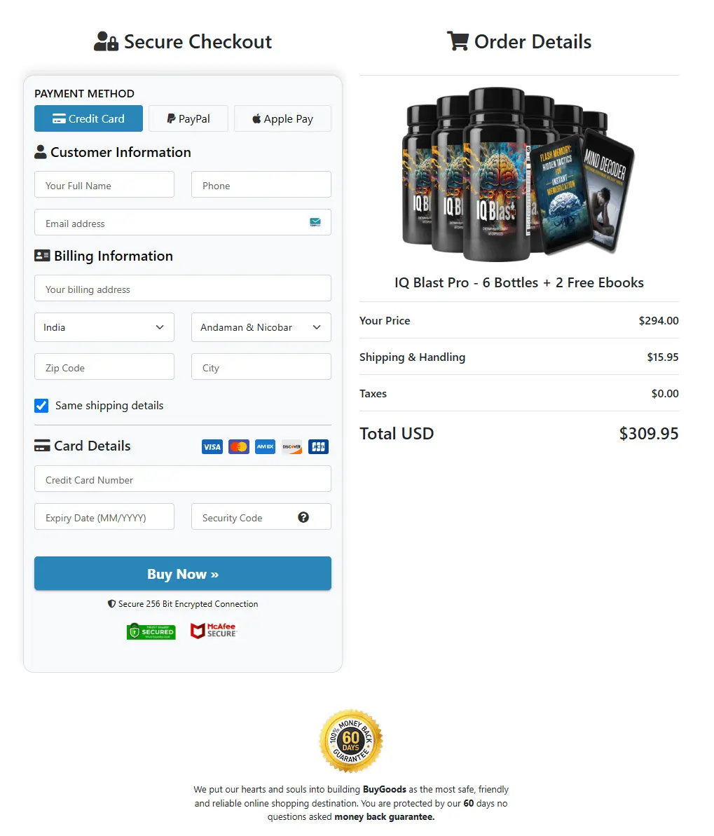 viraflexx Order Form